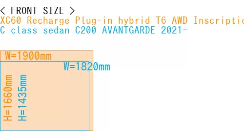 #XC60 Recharge Plug-in hybrid T6 AWD Inscription 2022- + C class sedan C200 AVANTGARDE 2021-